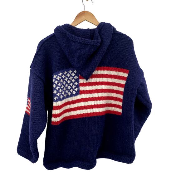 Vintage wool american flag full zip jacket - Picture 3 of 3